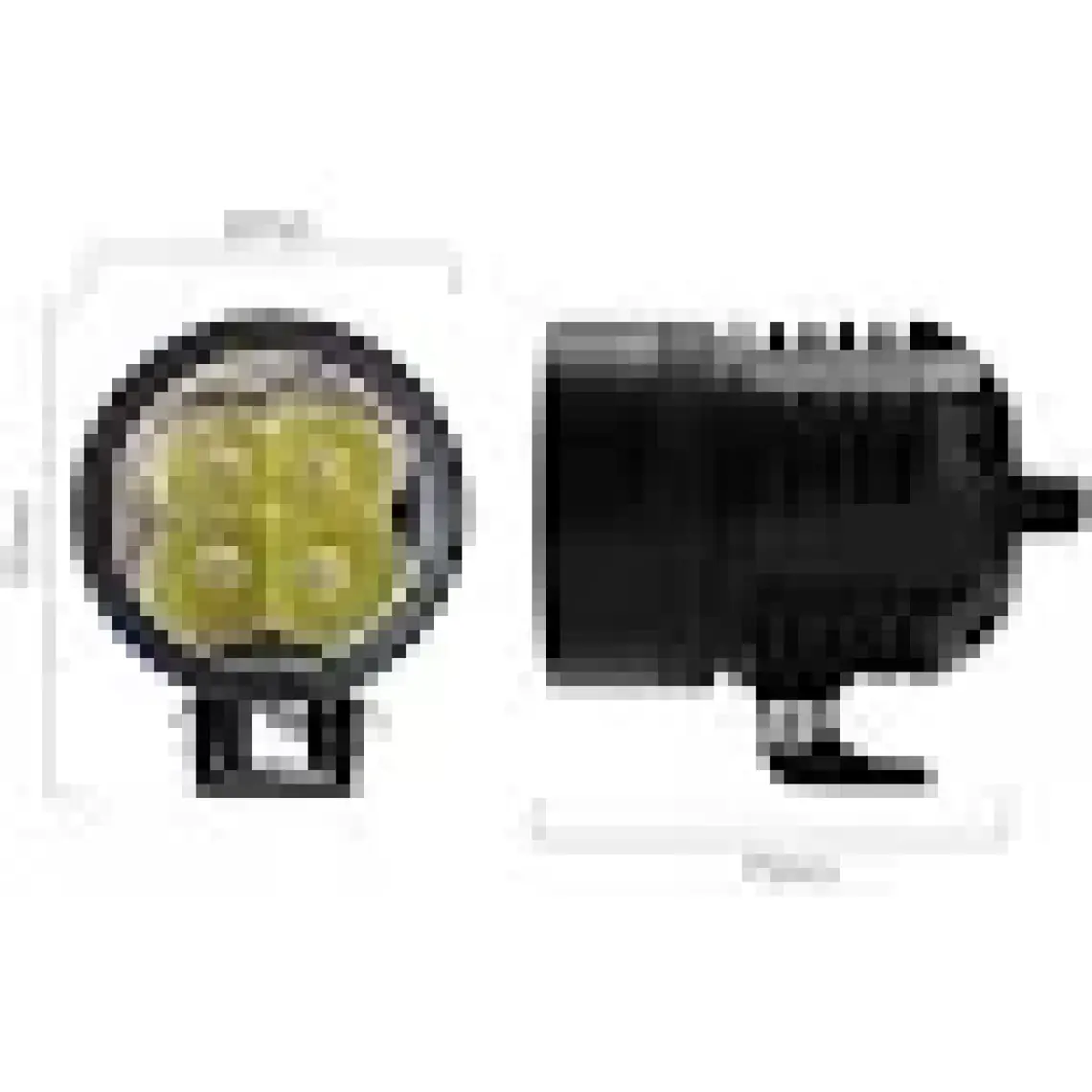 KNMASTER Husky 20W Beyaz Motosiklet Led Sis Farı