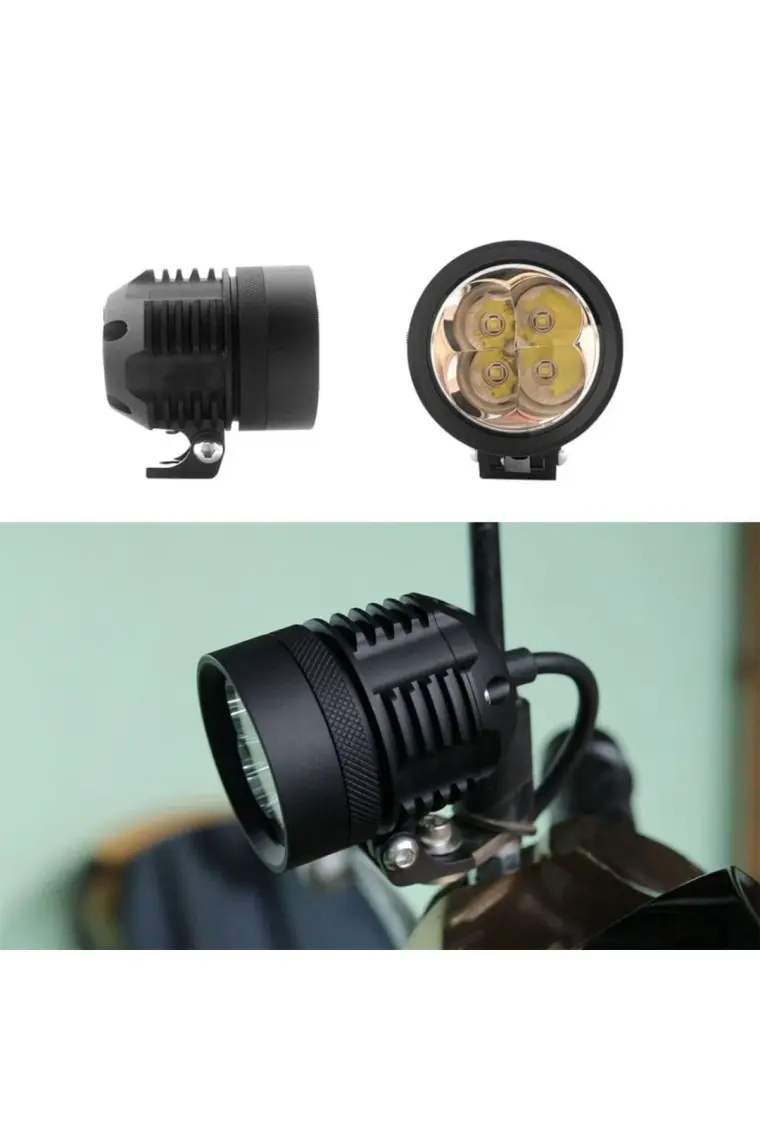 KNMASTER Husky 20W Beyaz Motosiklet Led Sis Farı