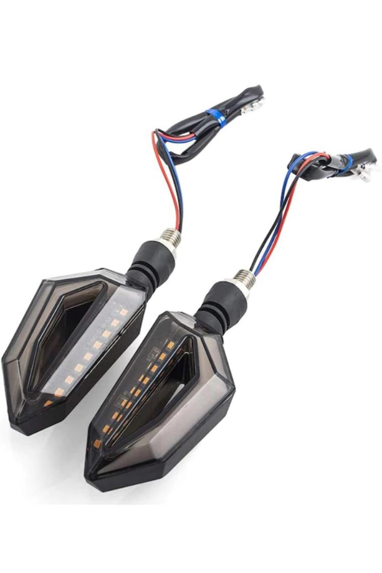 Techmaster Motosiklet Led Kayar Sinyal Led Lambası 12V Su Geçirmez ZXD-05