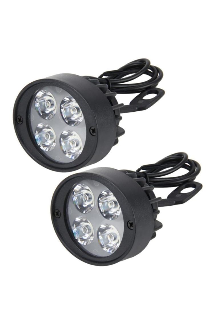 Badger 12w Ayna Bağlantılı Motosiklet Sis Farı Takımı