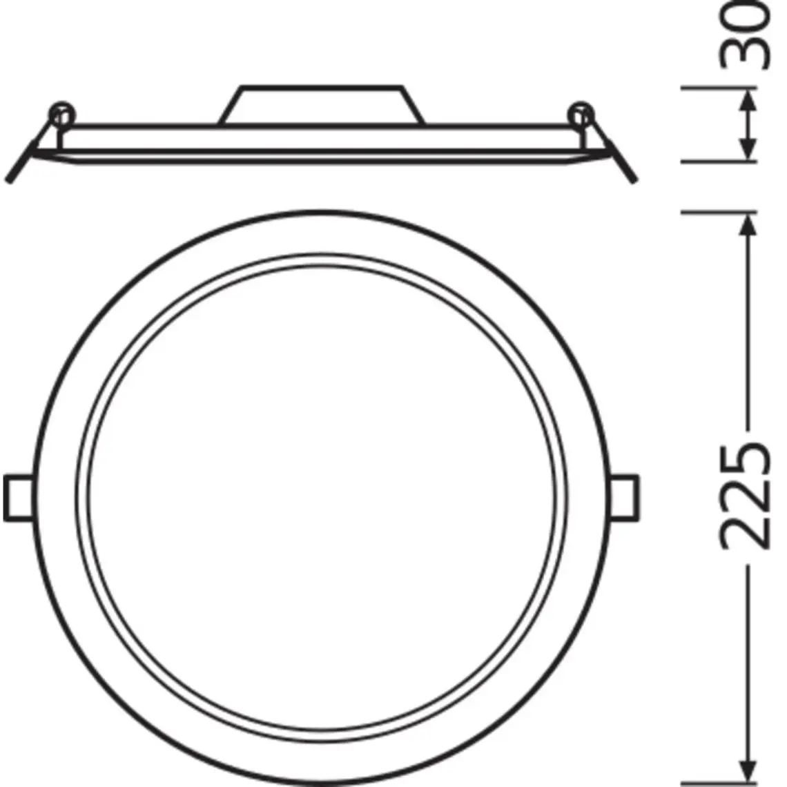 Ledvance Led Slim Downlight 18W/6500K 1440lm