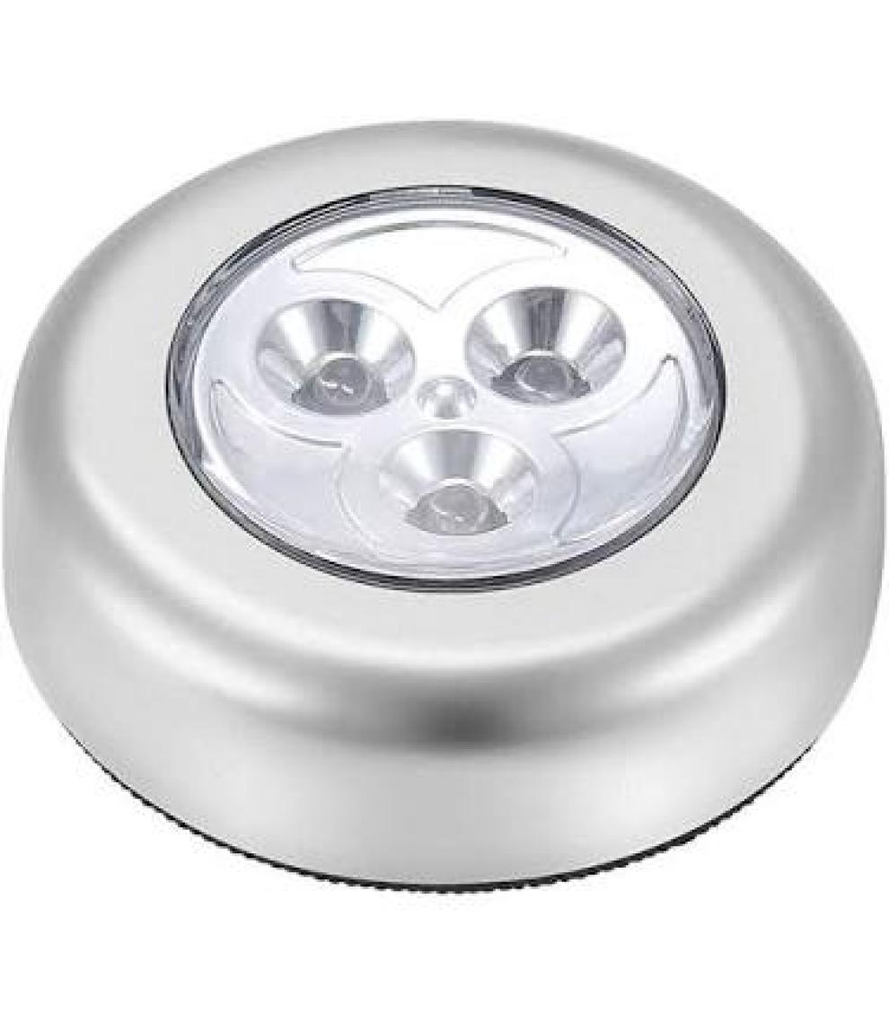 ACR Kablosuz Spot Pilli Dokunmatik LED Lamba 3 Ledli Dolap Lambası