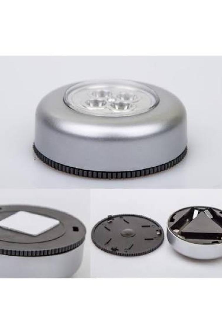 ACR Kablosuz Spot Pilli Dokunmatik LED Lamba 3 Ledli Dolap Lambası