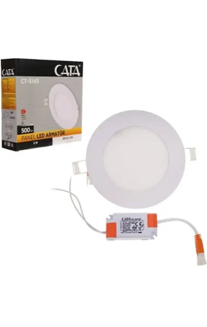 Cata 5 Adet Ct 5145 Cata 6 W LED Spot Armatür Beyaz Işık 6500K