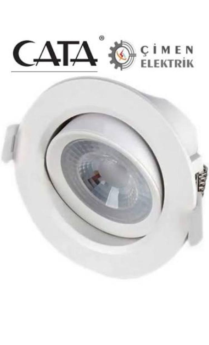 Cata 5 Adet Ct 5204 Cata 5 W Sıva Altı LED Spot Günışığı 3200K