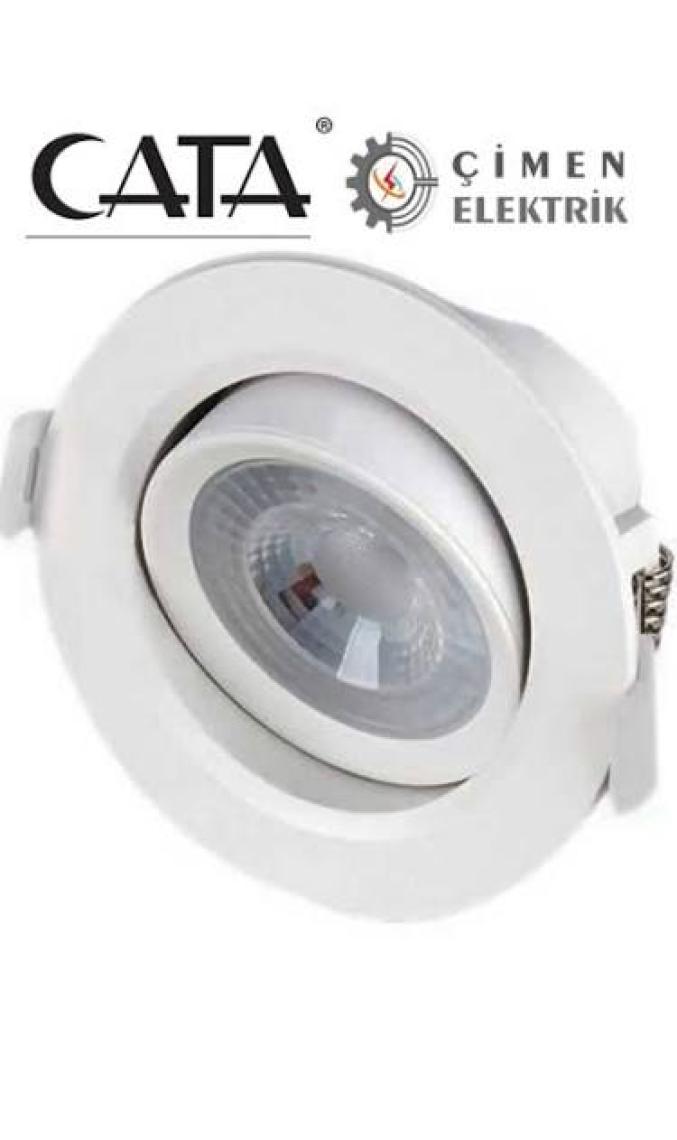 Cata 5 Adet CT5204 Cata 5W Sıva Altı LED Spot Beyaz Işık 6400K