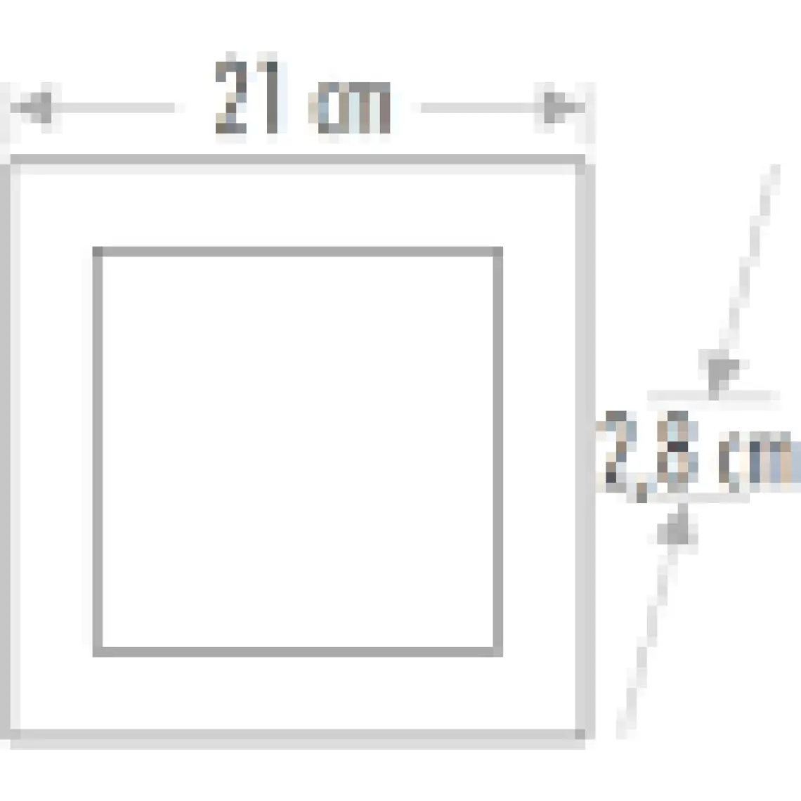 Cata Ct 5234 18W Panel Spot Sıva Üstü Sarı Renk