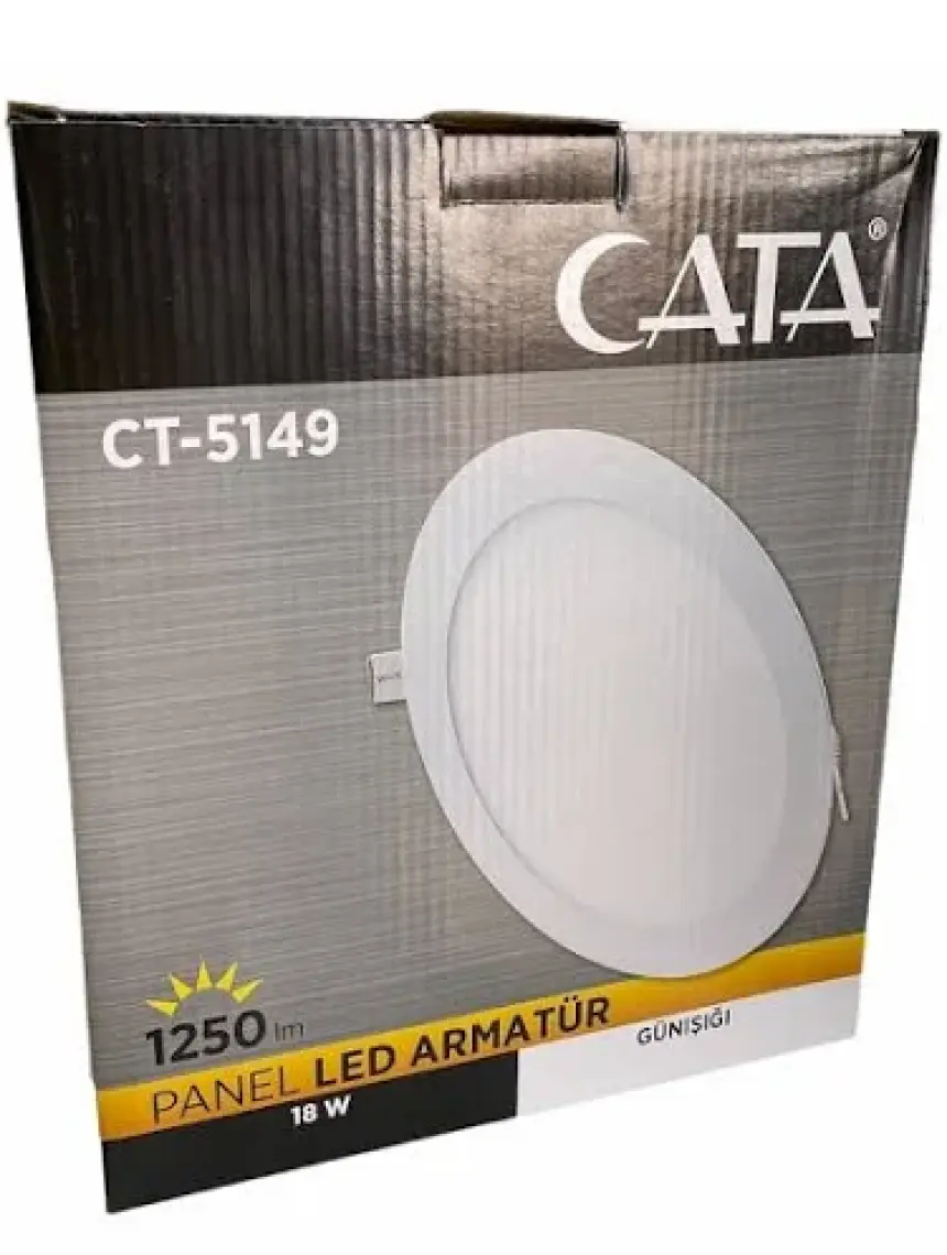 Cata Ct-5149 Ct-5169 Eco 18W Panel Led Armatür  Günışığı