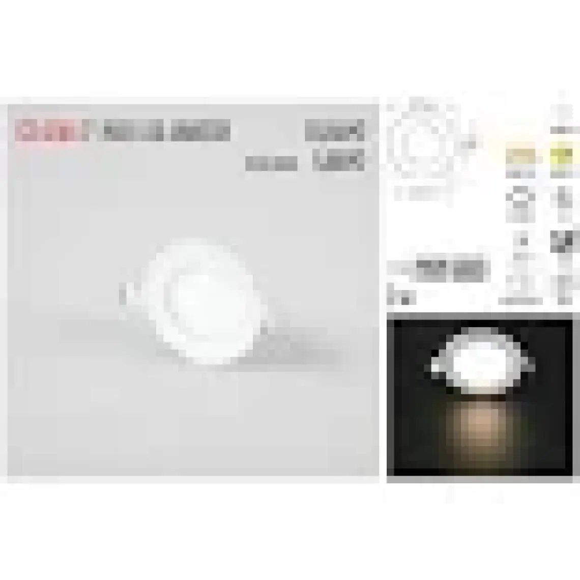 Cata Ct 5146 Panel Led Spot Armatür Sarı Renk