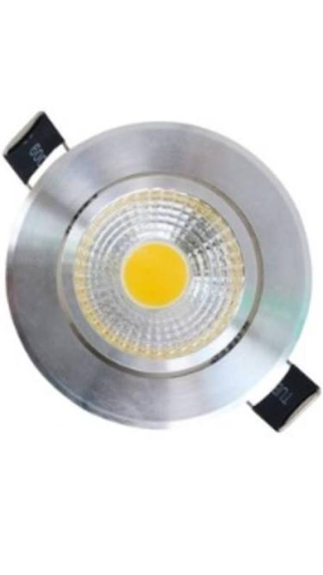Taled 5 Watt Cob LED Spot Armatür Krom Kasa Trafolu LED Spot Aydınlatma