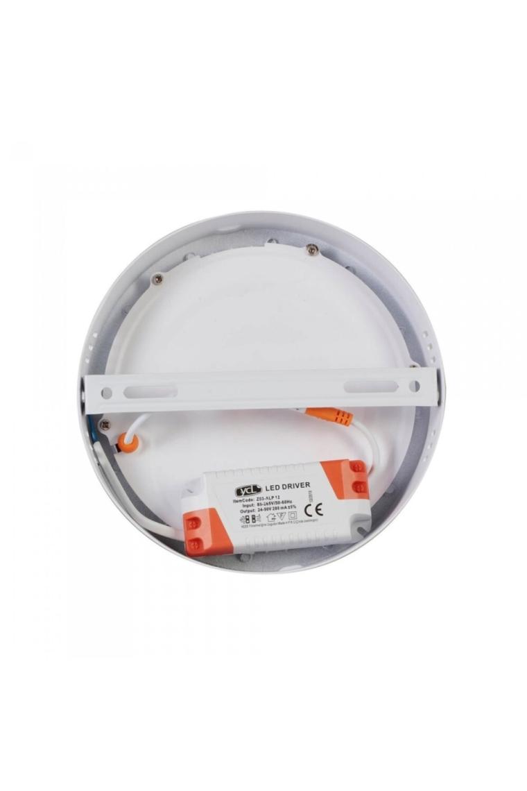 Ycl ASM-1018B 18W Sıvaüstü Yuvarlak Beyaz Ledpanel