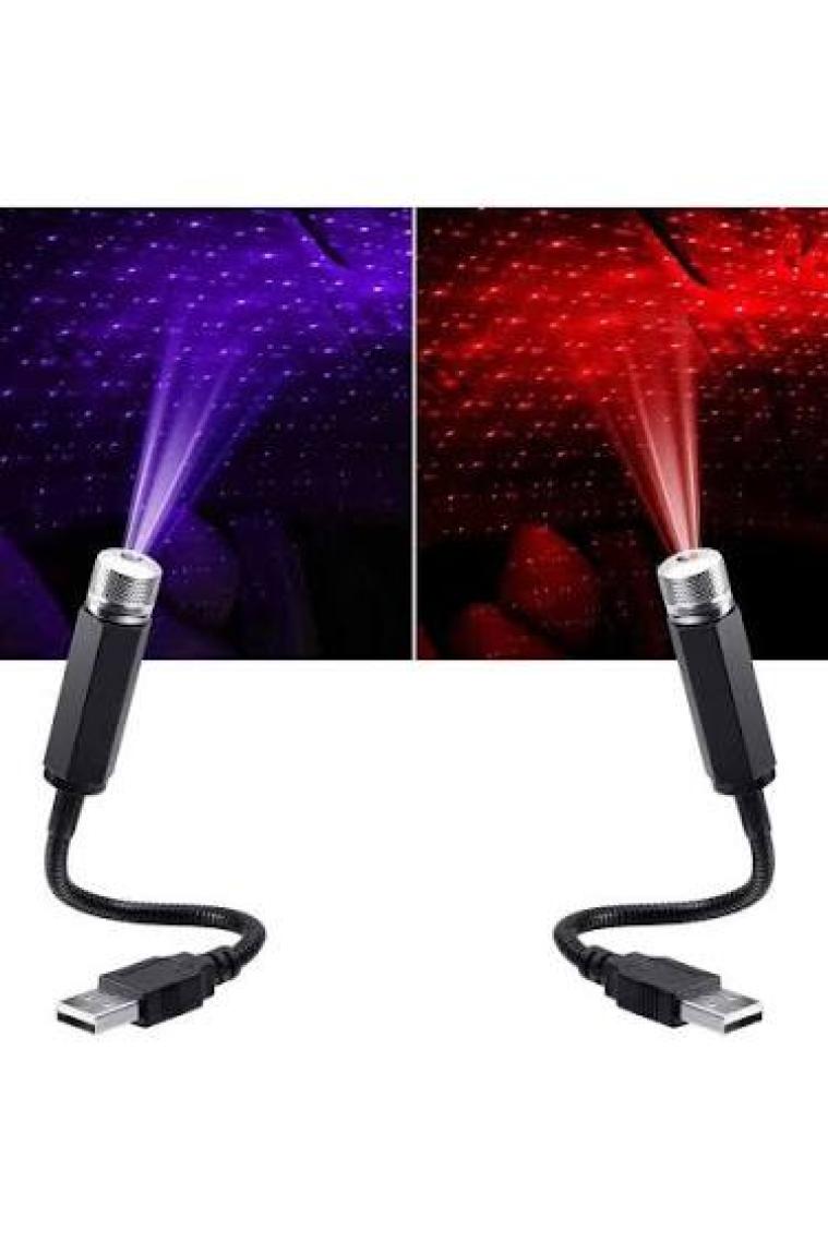 Upway USB Yıldızlı Dekoratif LED Işık Araç Içi Oda Mekan Süsleme Gece Lambası