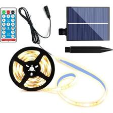 Upway Güneş Enerjili Solar Aydınlatma Rgb 3 Metre Silikonlu Şerit LED Ev Bahçe Süsleme Dekor