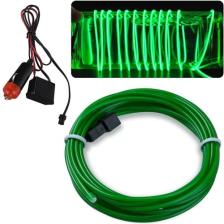 Techmaster Araç Içi Torpido Şerit Ledi Renkli Ip Neon LED 3 Metre Yeşil