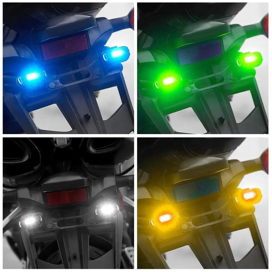 Techmaster Rgb Manyetik 7 Renk Drone Bisiklet Motorsiklet Şarjlı Mini LED Lamba