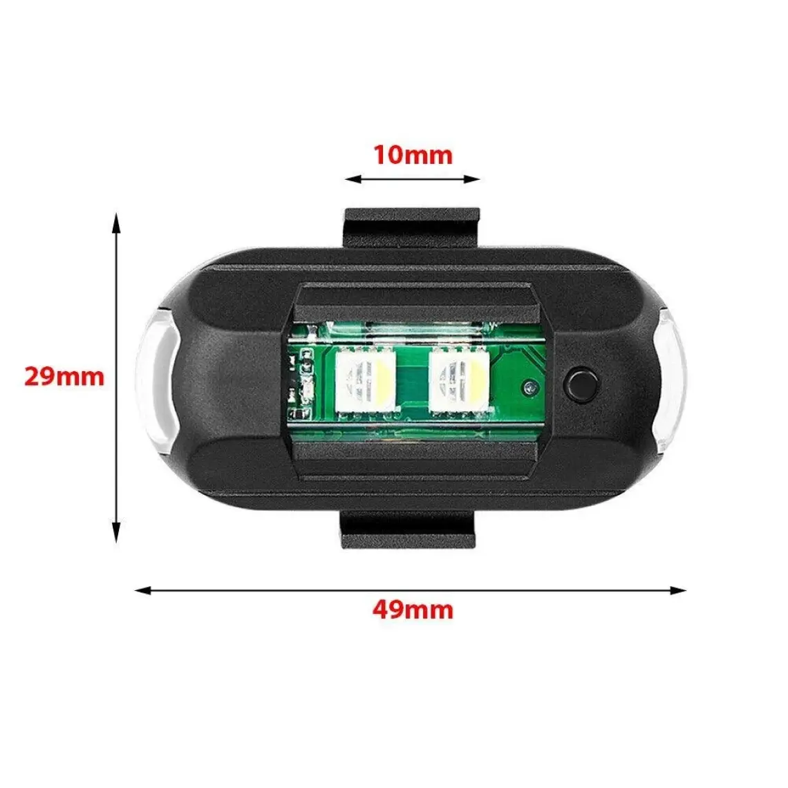 Techmaster Rgb Manyetik 7 Renk Drone Bisiklet Motorsiklet Şarjlı Mini LED Lamba