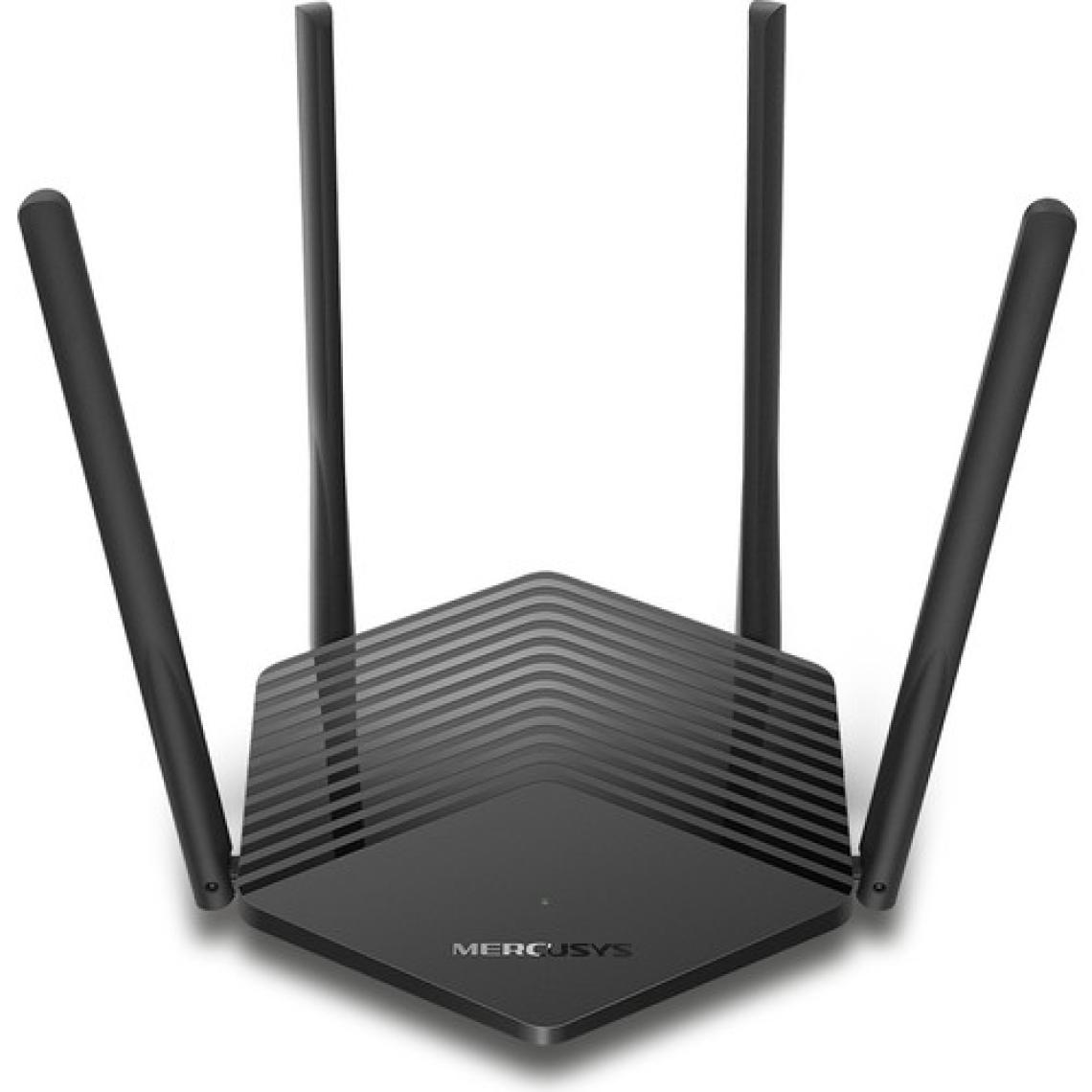 Mercusys MR60X, AX1500 Mbps, Gigabit Portları, Fiber Destekli, Akıllı Bağlantı, WPA3, Mobil Uygulama ile Kolay Kurulum, VPN Destekli, MU-MIMO ve Beamforming Özellikli,  Dual-Band Wi-Fi 6 Router