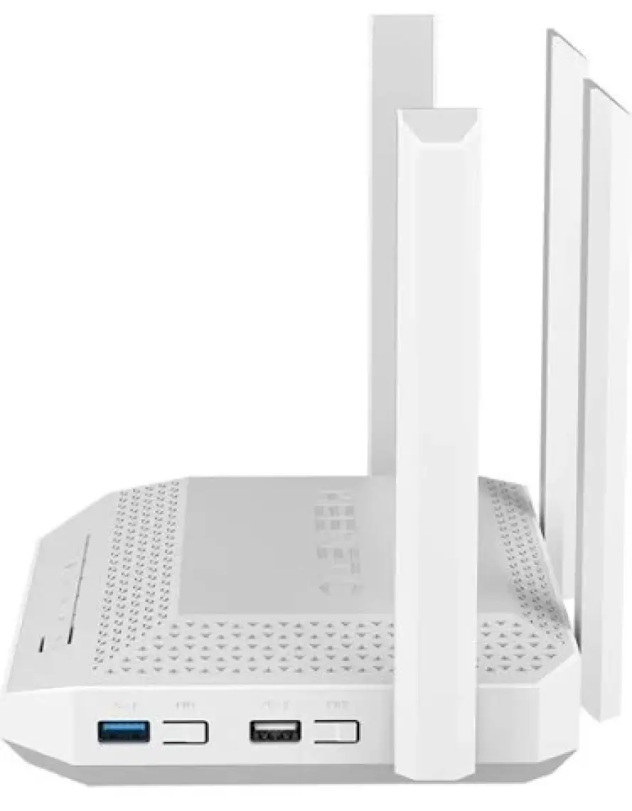 Keenetic Hero AX3000 Wi-Fi Mesh Fiber Router, Dual Core Arm (Cpu), Wi-Fi Amplifier, 4X1GBit/s, 1x2.5Gbit/s, 1xSFP Combo, USB.2.0, USB.3.0 KN-1012