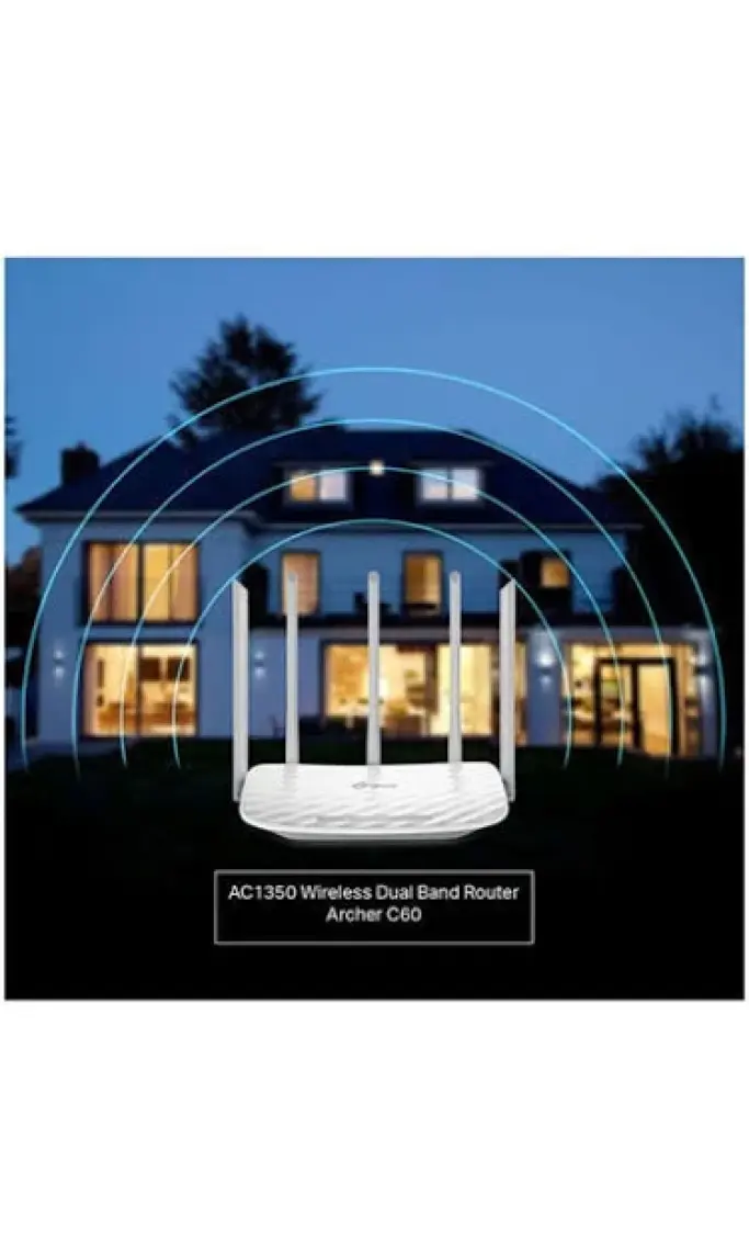 TP-Link Archer C60 AC1350 Kablosuz Dual Band Router
