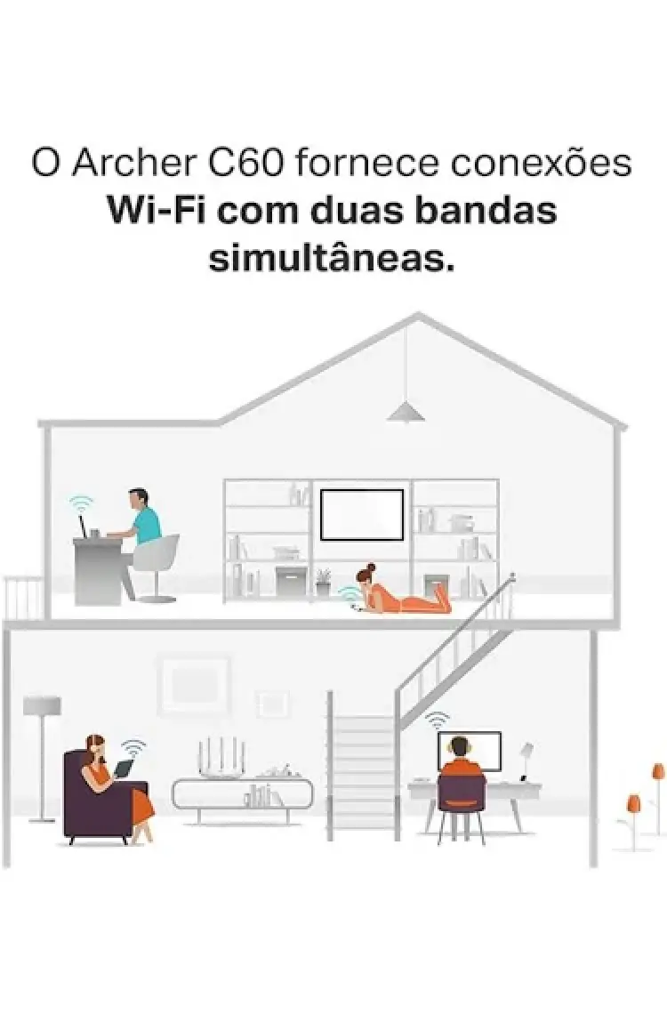 TP-Link Archer C60 AC1350 Kablosuz Dual Band Router
