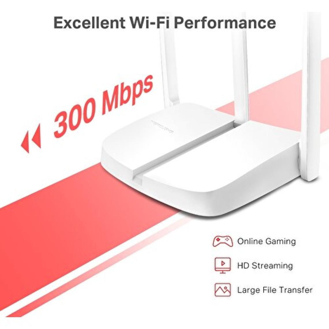 Mercusys MW306R 300 Mbps Multi-Mode Wireless N Access Point Menzil Genişletici Router