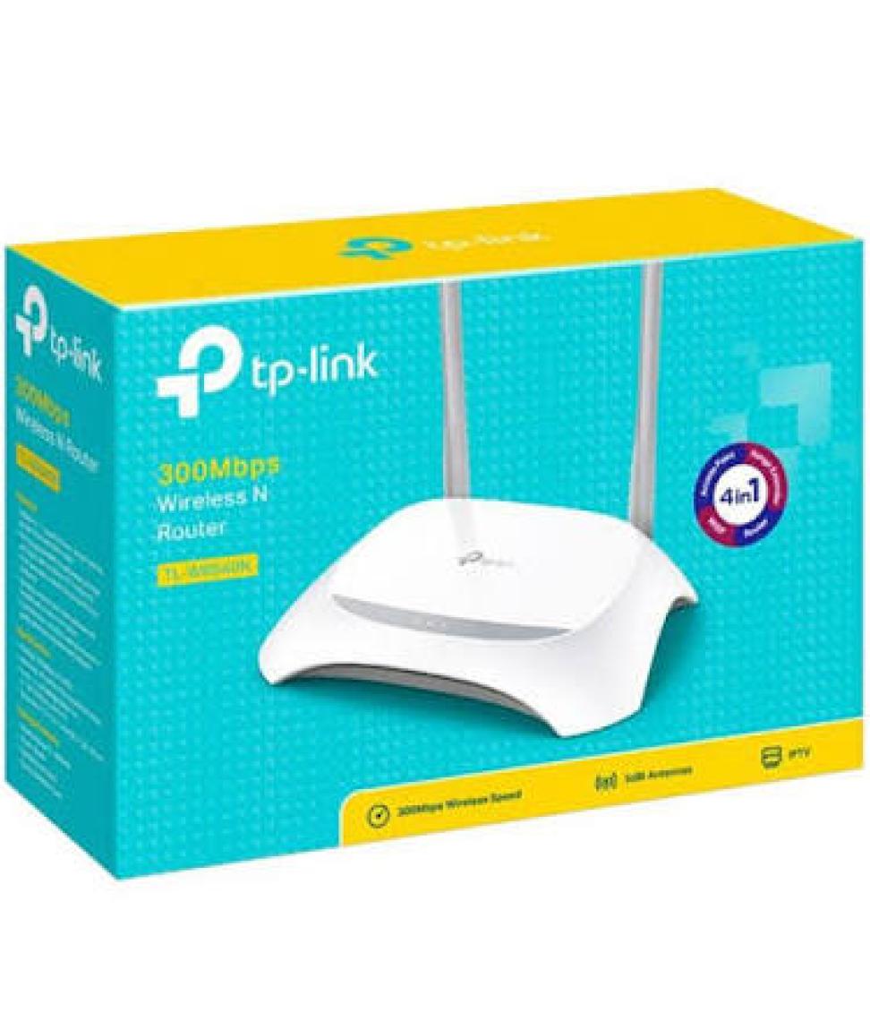 TP-Link TL-WR840N | Kablosuz N Router | 300 Mbps | Ebeveyn Denetimleri | All-in-one Modları (Router | Access Point | Range Extender | WISP) | Mobil Uygulama ile Kolay Kurulum