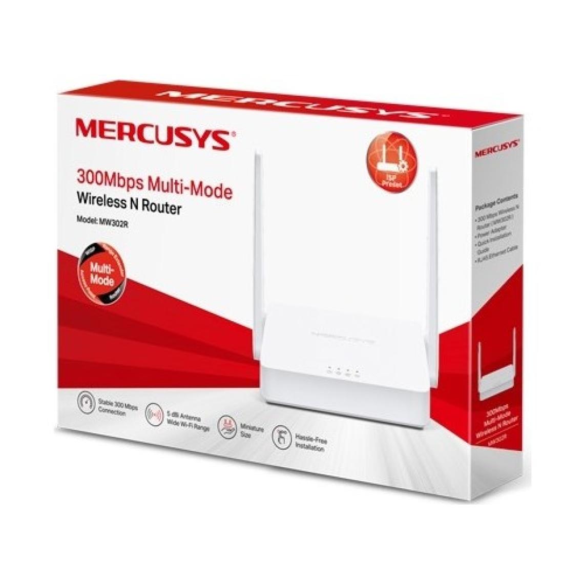 Mercusys MW302R 300Mbps Multi-Mode Wireless N Access Point & Menzil Genişletici & Router
