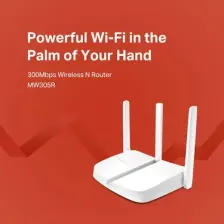Mercusys MW305R, 300 Mbps, Ebeveyn Denetimleri, 3x 5dBi Antenler, Mobil Uygulama ile Kolay Kurulum, Kablosuz N Router
