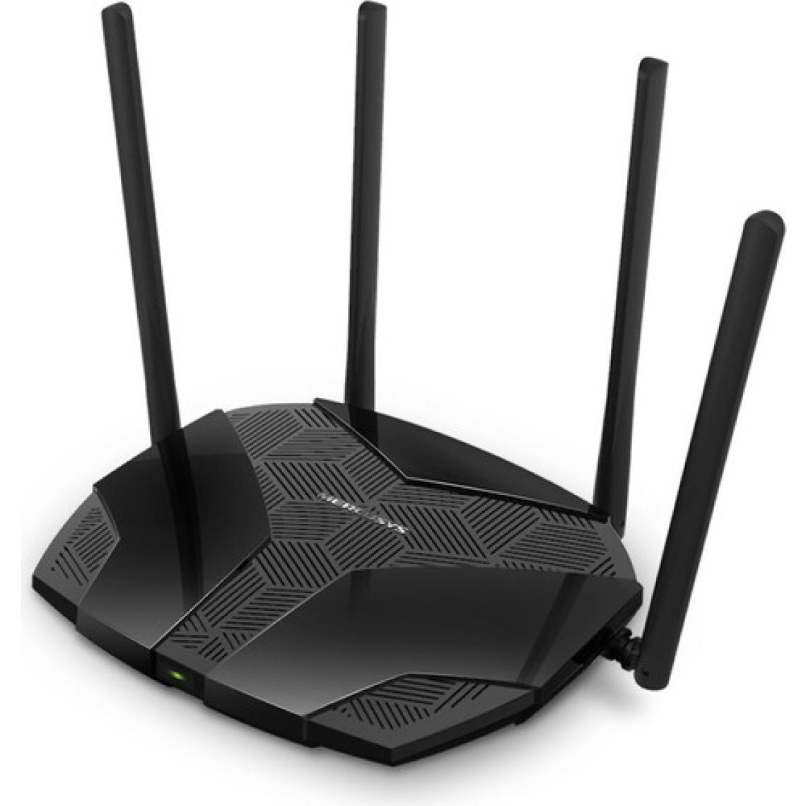 Mercusys MR80X, AX3000 Mbps, Gigabit Portları, Fiber Destekli, Access Point Modu, 160 MHz Kanalı, Mobil Uygulama Destekli, VPN Destekli, 256'ya Kadar Cihaz Bağlanabilir,  Dual-Band Wi-Fi 6 Router