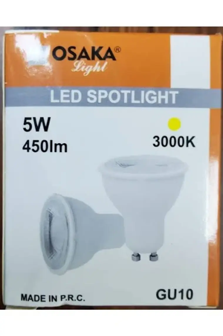 Led Çanak 220V 5W   40W   450 Lümen Gu 10 Günışığı  Sarı 3000Kelvin