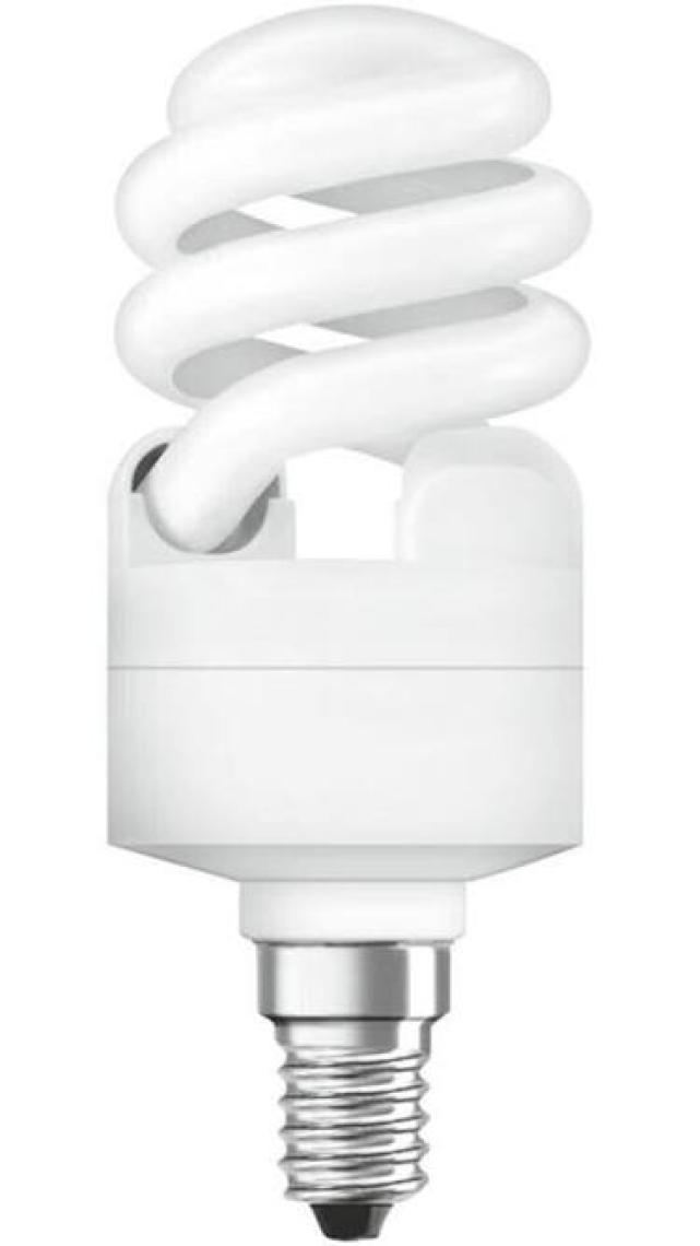 Osram 12W E14 Tasarruflu  Warm White-Sarı