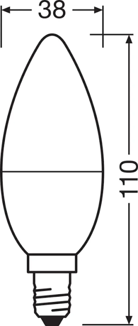 Osram Led Value 7W Sarı Işık E-14 806lm Ampul