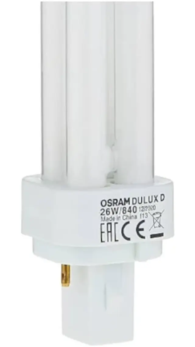 Osram Dulux D 26W Sarı Işık Geçme Soketli Lamba - 2Pın - Dd.26/41-827