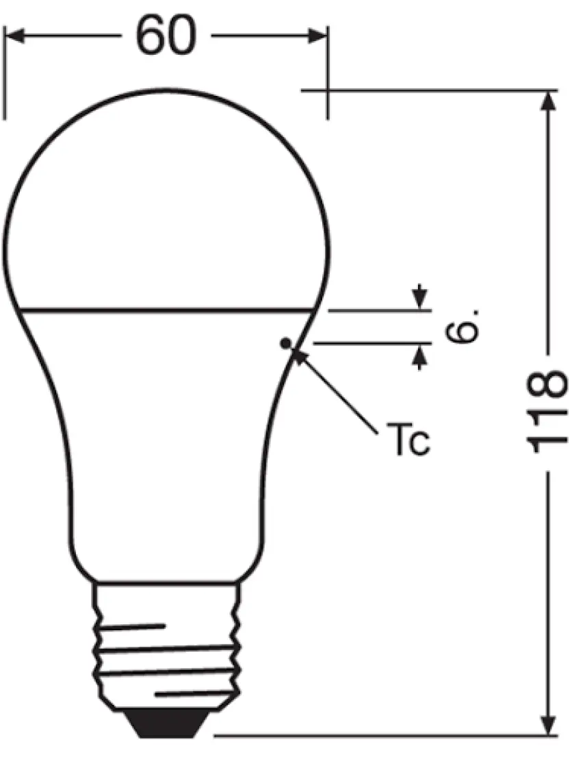 Osram Led Value 10W Beyaz Işık E-27 Ampul 1055 lm 3 lü Paket