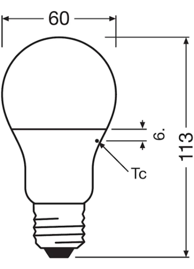 Osram Led Value 8;5W Sarı Işık E-27 806lm Ampul 3 lü Paket