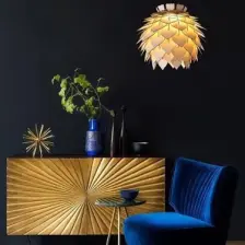 Design Otto Lotus Dekoratif Avize Sarkıt Abajur Lambader Şapkası
