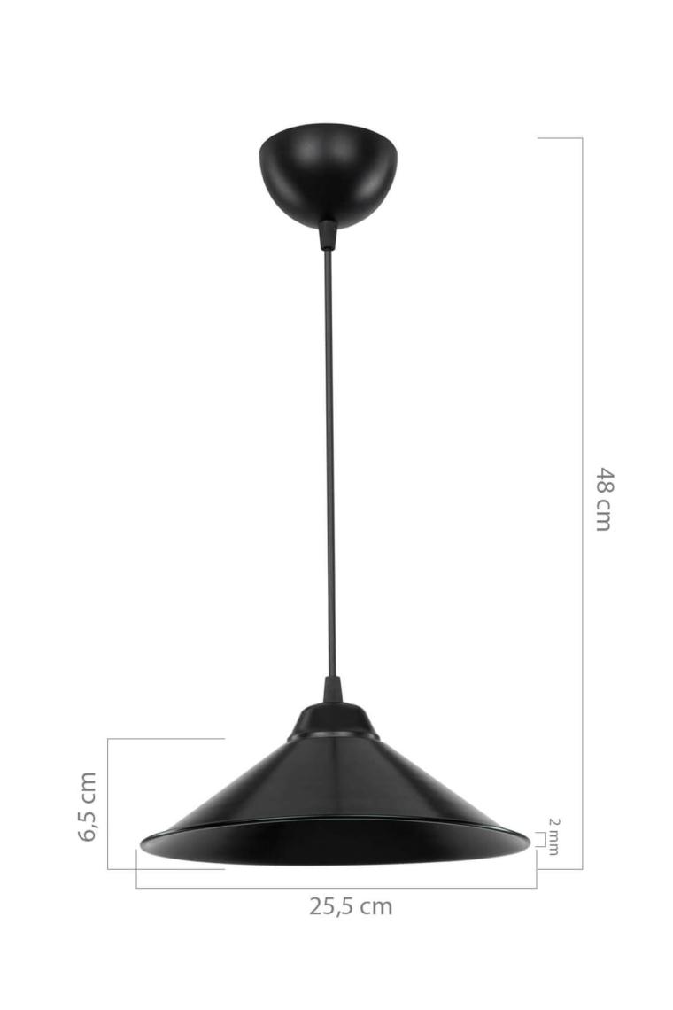 Modelight Maya Tekli Sarkıt Siyah