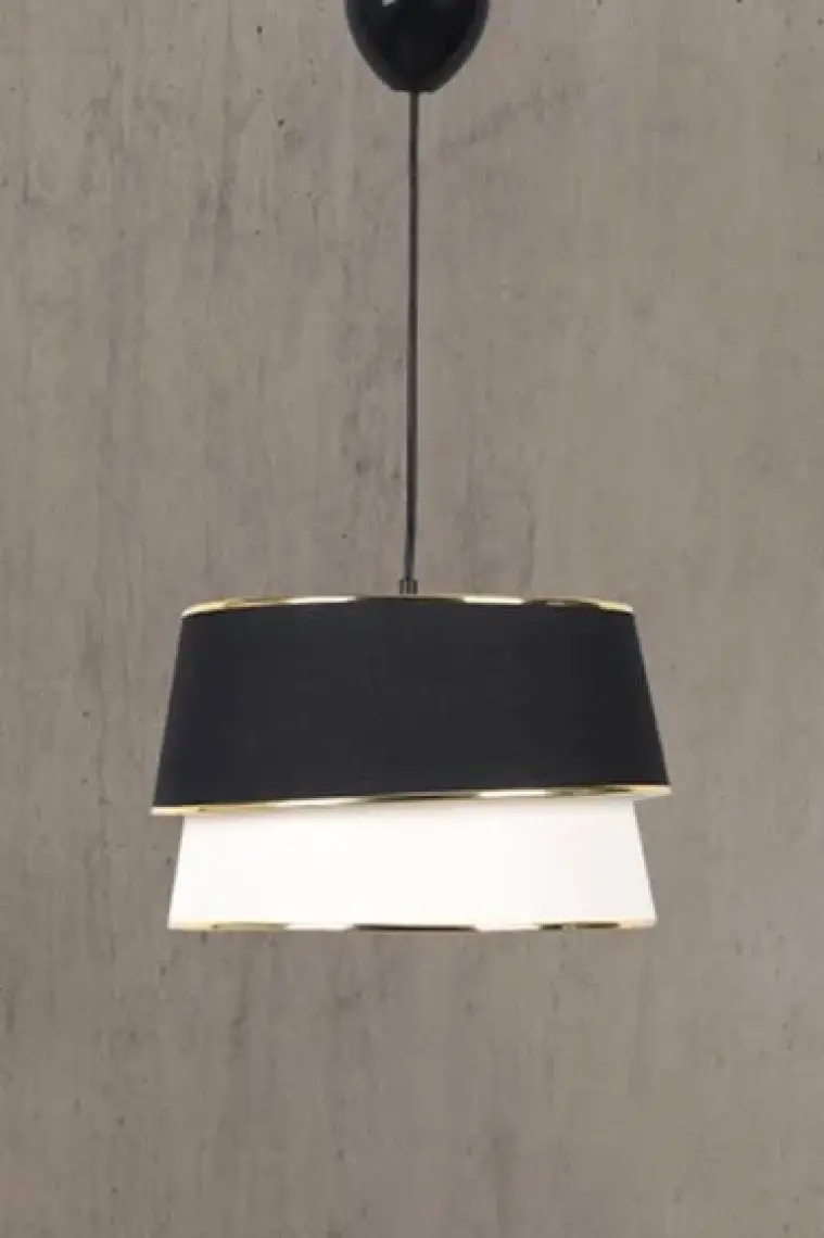 Hmydesign Genial Tekli Sarkıt Siyah Beyaz