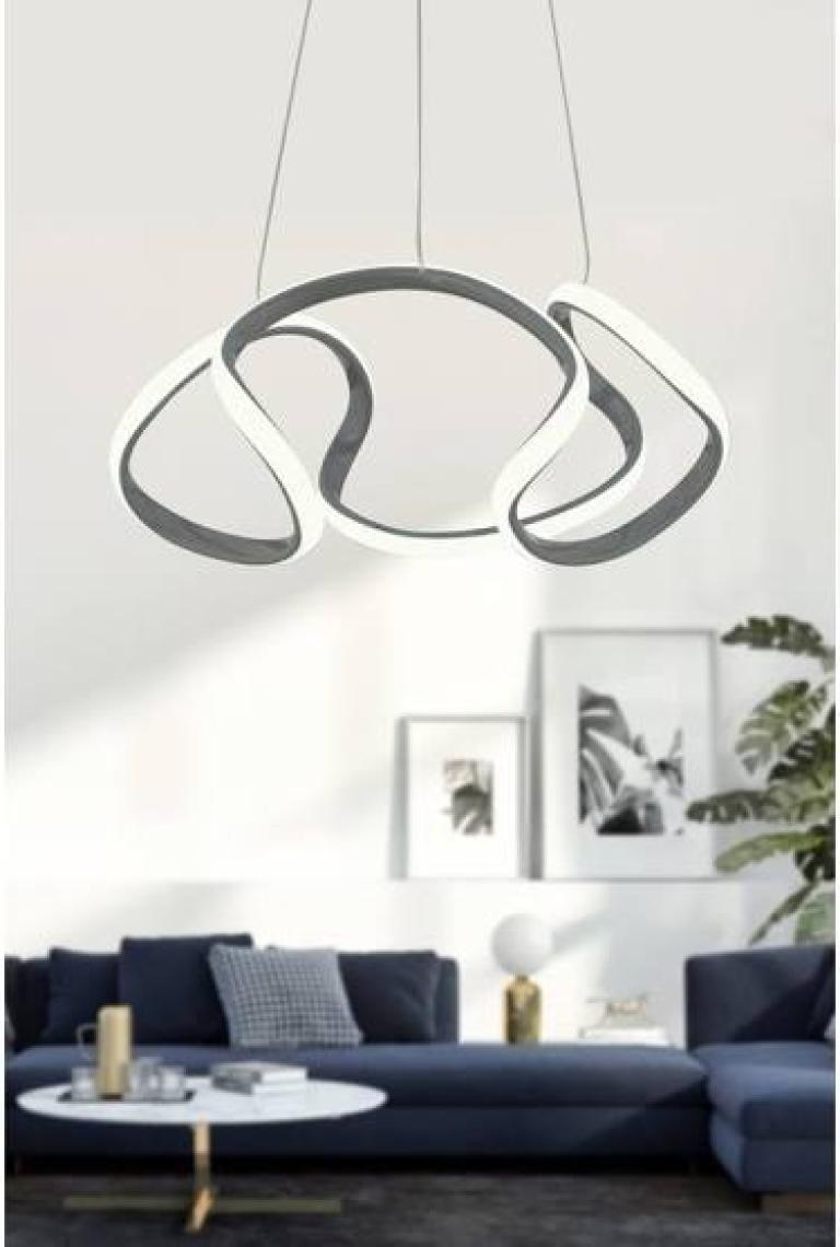 Dekorluna Enzo Füme Modern LED Avize