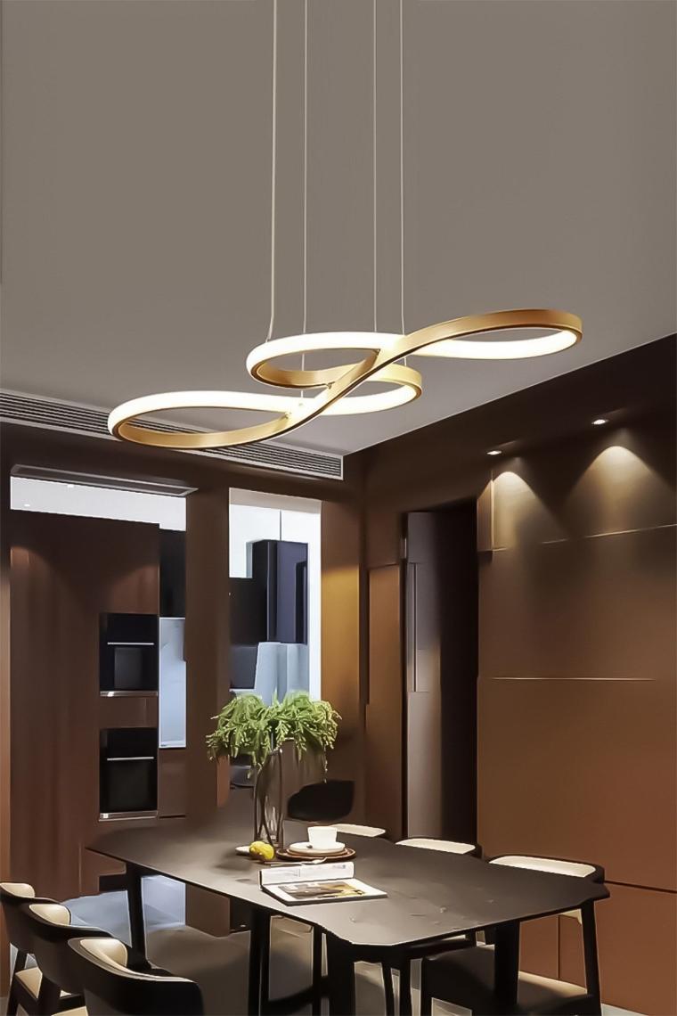Modern Rimaldo Eskitme Sarkıt Led Günışığı Power Ledli Salon Mutfak Oda Hol Ledli Avize