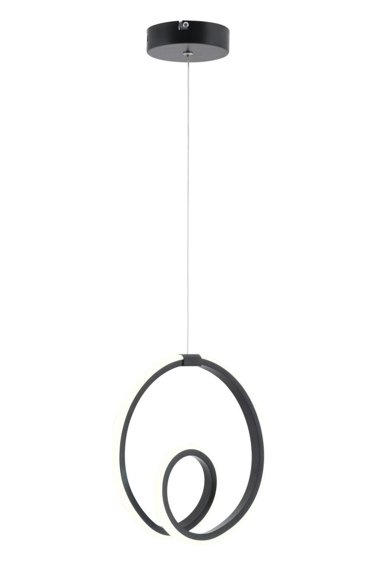 Dekorluna Juno Siyah Modern LED Avize
