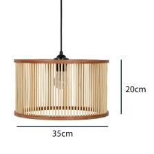 Woodhub Rustik Serisi Ottoman Bambu Sarkıt Avize 35 cm