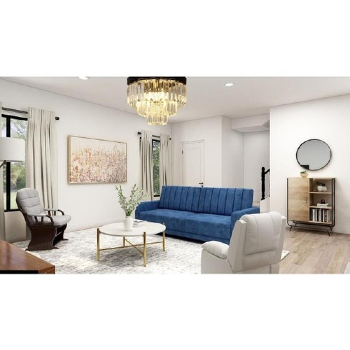 Nidage Efsane 40 Lık Kristal Taşlı Siyah Modern Salon Avize