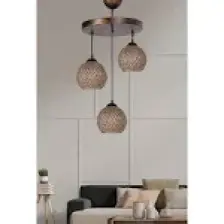 Hmydesign Crayon 3 Lü Avize Jüt Kahve