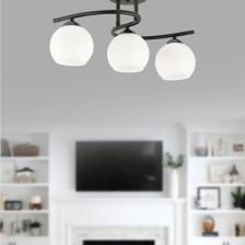 Ömür Avize Hestia Modern 3lü Camlı  Avize