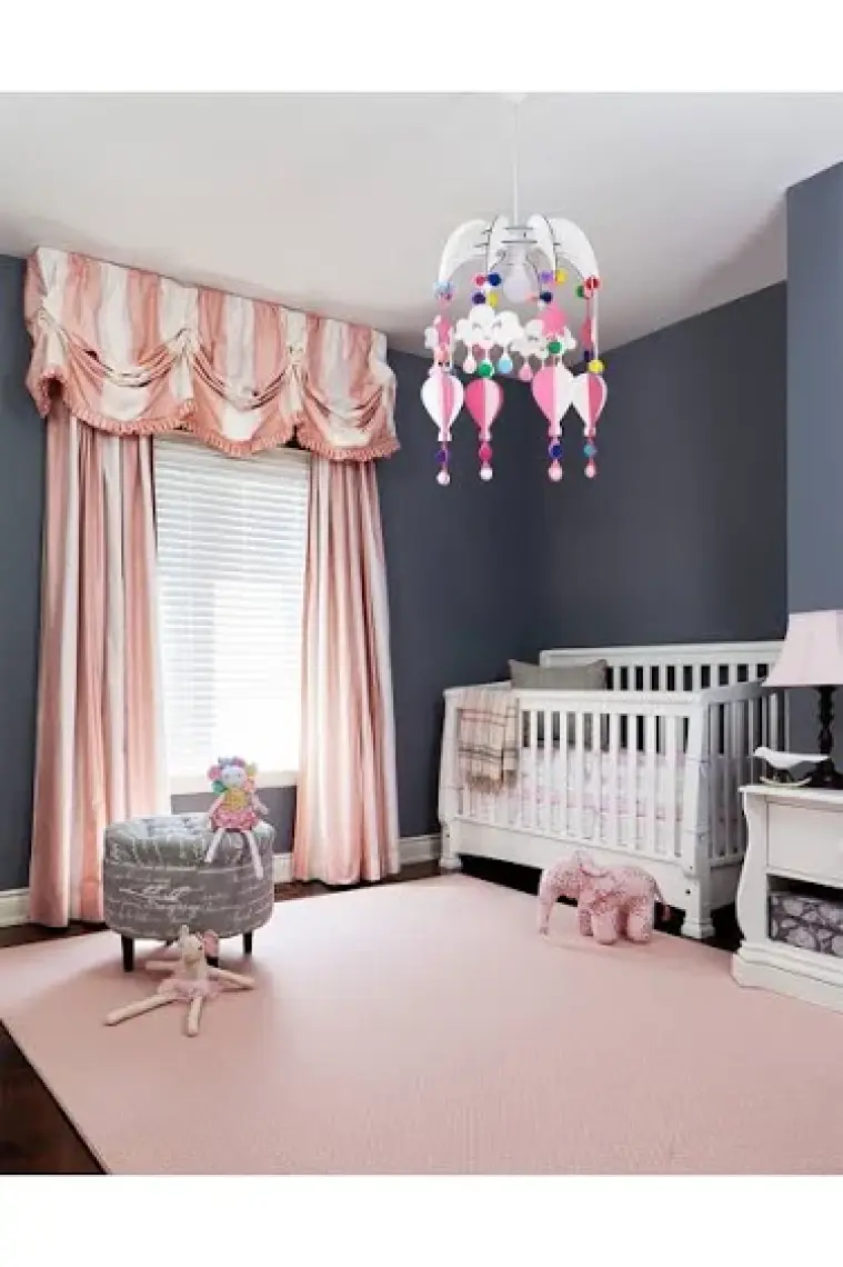 Mingitav Design Otto Dream Light Dekoratif Çocuk Odası Avizesi Bebek Odası Avizesi Pembe