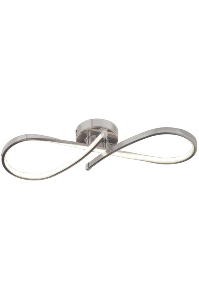 Apliqa Vetto Krom 38 Watt Plafonyer 3 Renkli Ledli Modern Mutfak Banyo Led Salon Sarkıt Avize