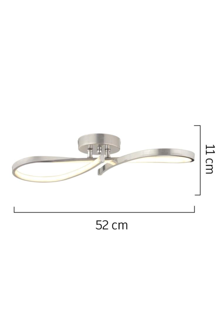 Apliqa Vetto Krom 38 Watt Plafonyer 3 Renkli Ledli Modern Mutfak Banyo Led Salon Sarkıt Avize