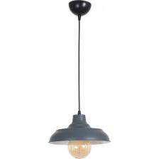 Fer Avize Sinyor Modern Tasarım Cafe - Mutfak - Salon - Oturma Odası - Metal Antrasit Içi Beyaz Tekli Avize