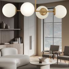 Lema 4 lü Eskitme Modern Yemek Masası Üstü Yatak Odası Salon Avize